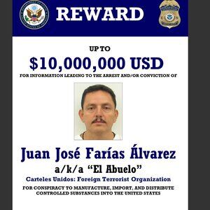 WANTED JUAN JOSE FARIAS ALVAREZ